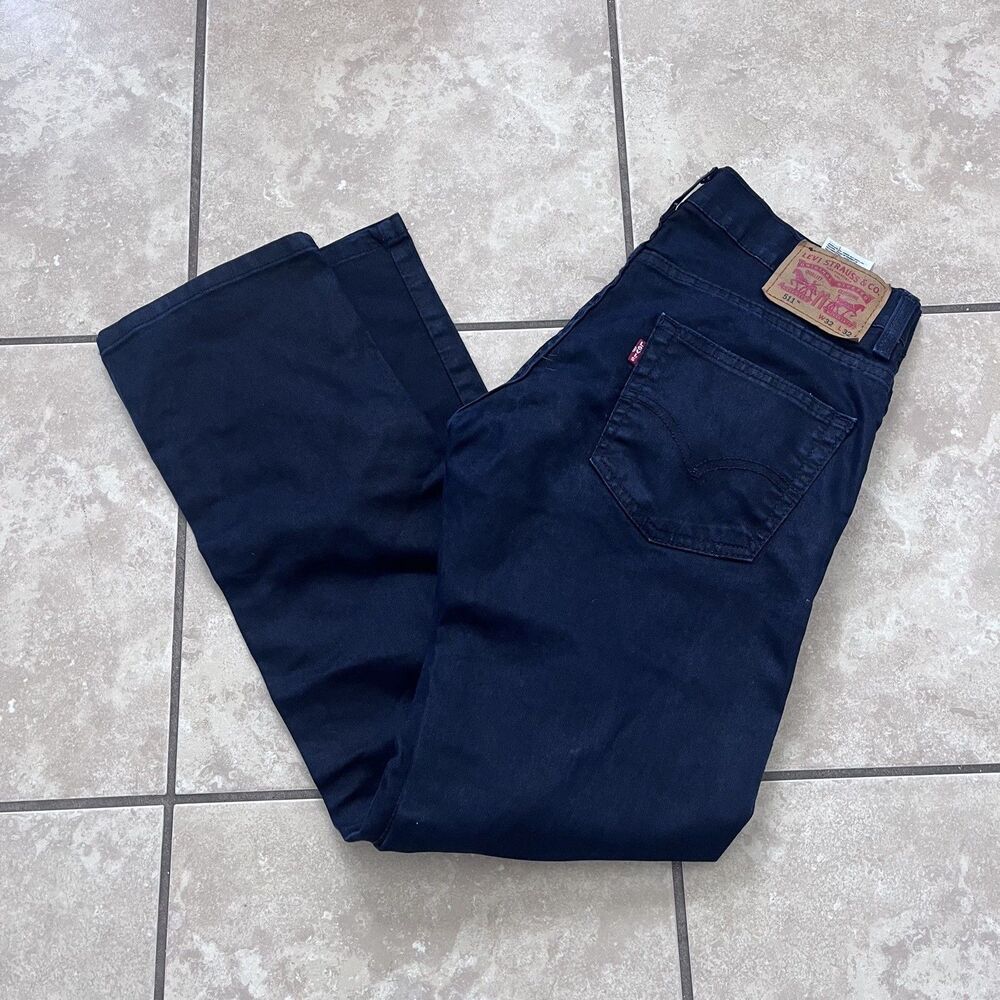 LEVI'S 511 Men's Denim Slim Fit Straight Blue Jeans CA00342 WPL 423 Size 32x32